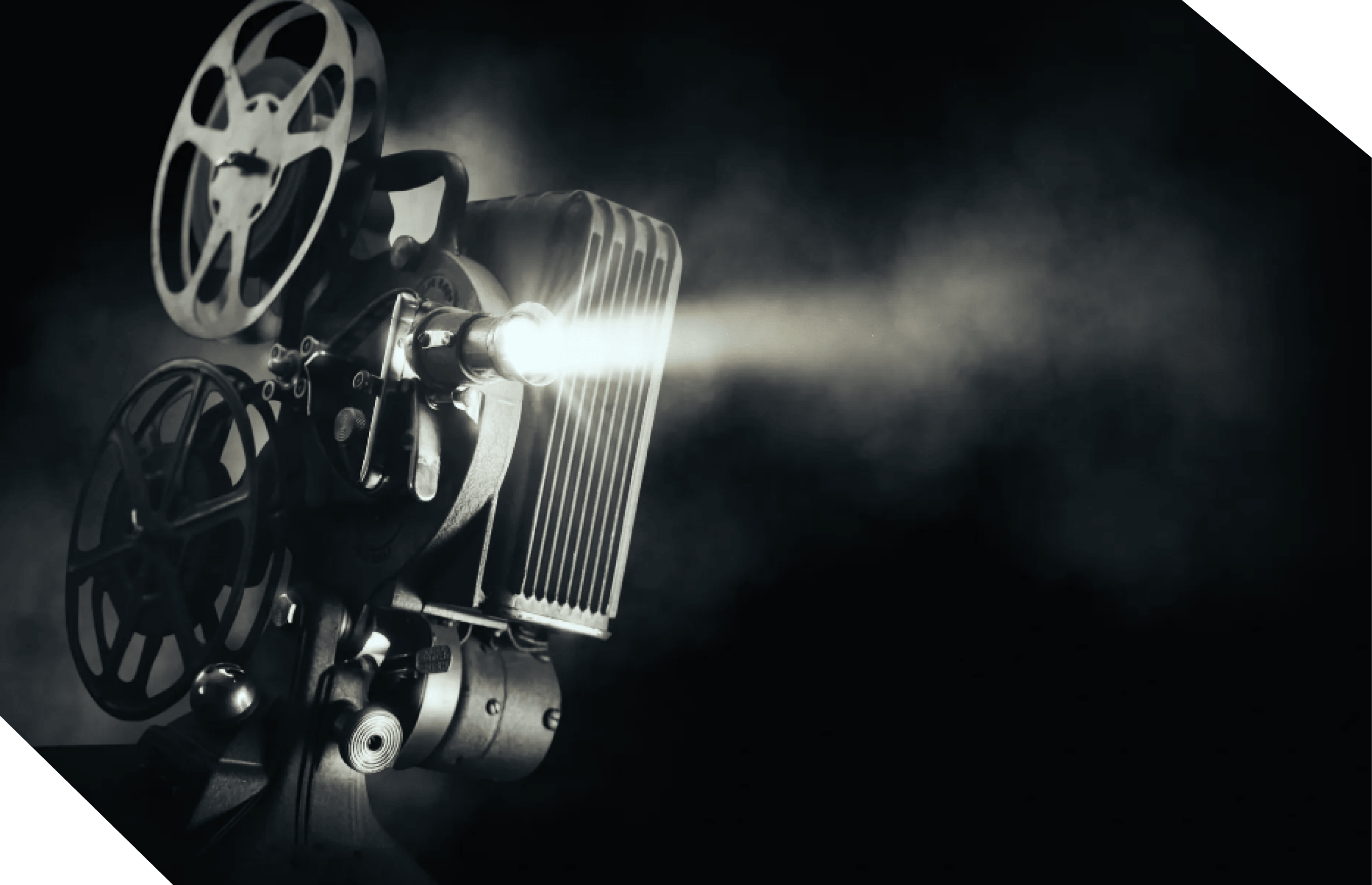 A film camera with a dark misty background.